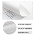 Toile de coton de haute qualité, étanche et résistante aux pressions, offrant une protection complète de tuyaux en PVC.
