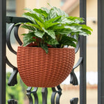 Jardinière murale grand format gris clair