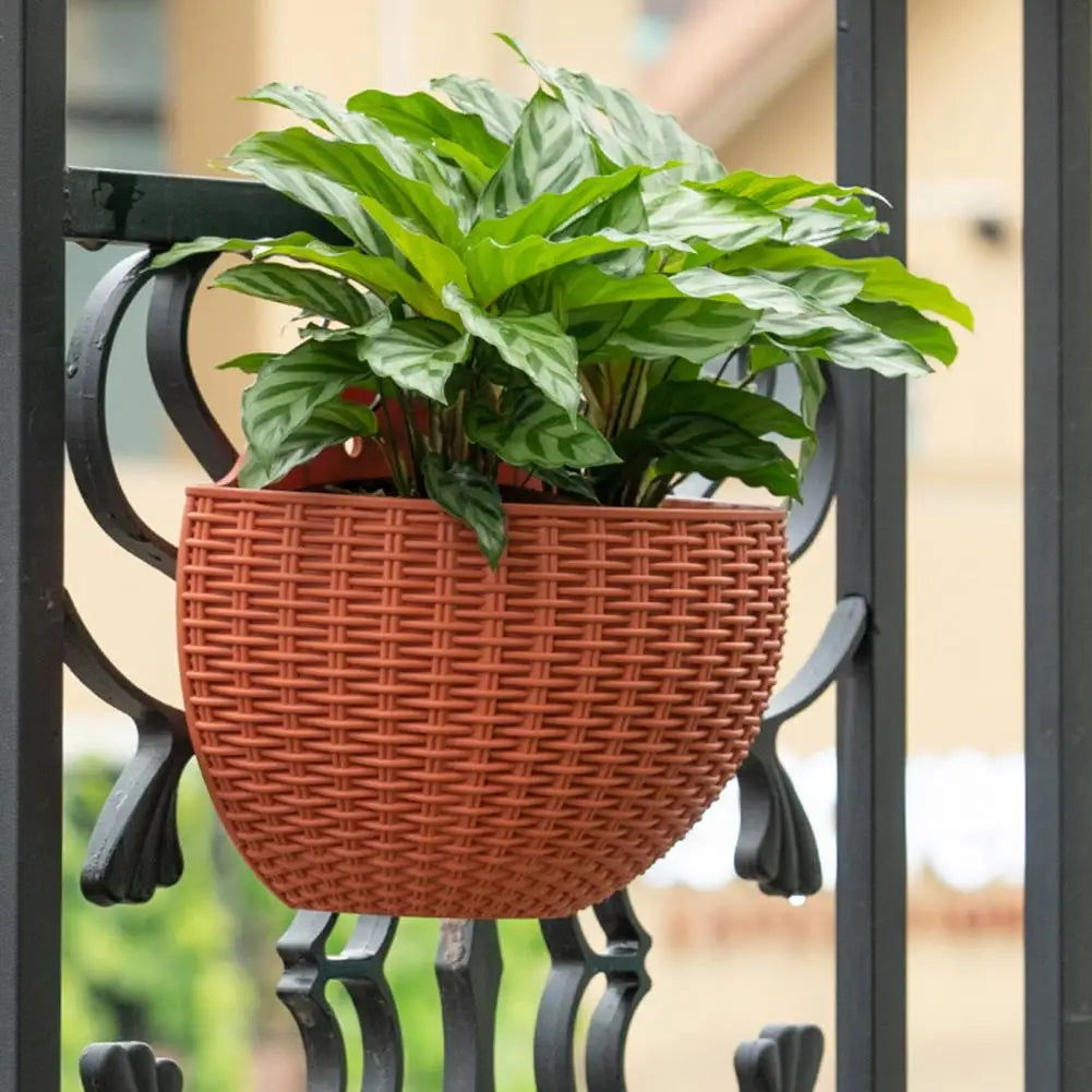 Jardinière murale grand format gris clair