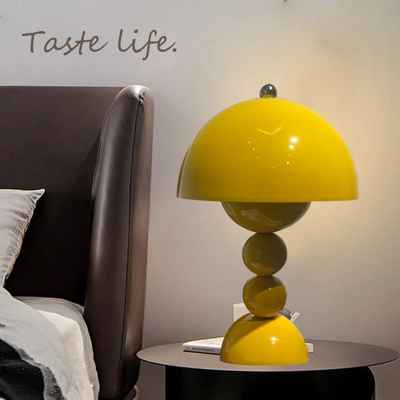 Lampe de chevet fleur LED USB dimmable verte