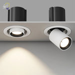 Spot LED encastrable noir 15W 3 couleurs