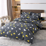 Ensemble complet 4 pièces avec housse de couette et taies d'oreiller