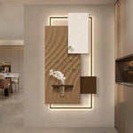Lampe murale LED bois hall entrée moderne