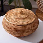 Panier osier tissé à la main pour rangement