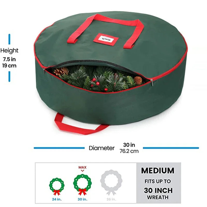 Rangement pour sapin et couronne de Noël imperméable