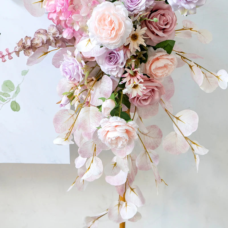 Rose artificielle violette pour déco maison