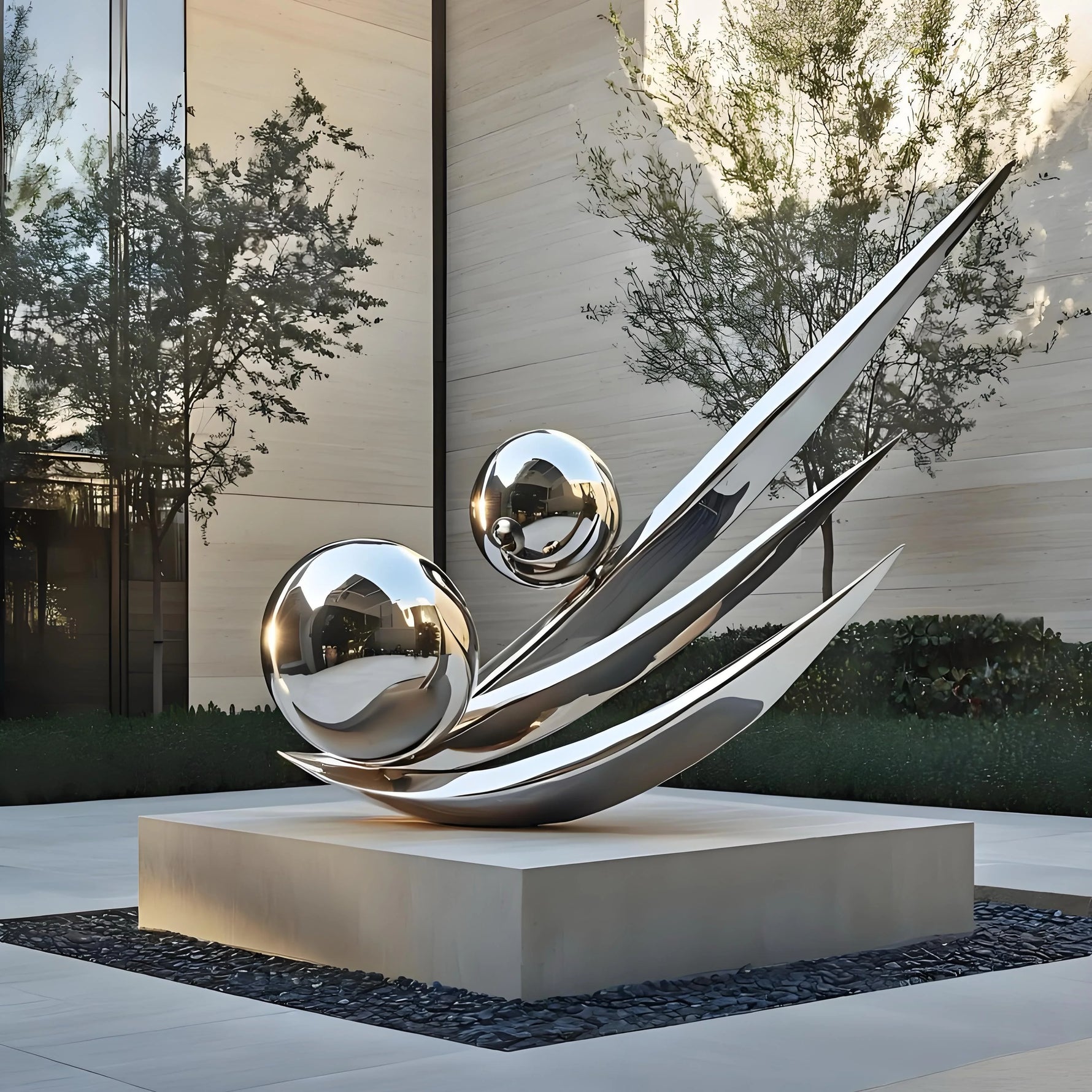 Statue de jardin design contemporain