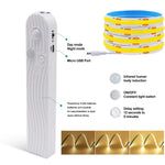 Ruban LED COB de couleur bleu ciel dans une cuisine moderne