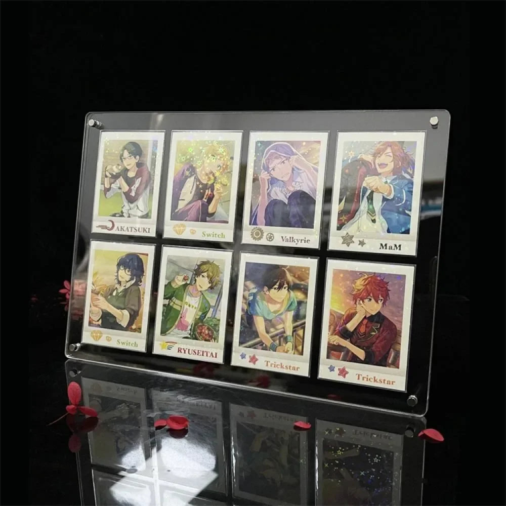 Présentoir de cartes de collection style Polaroid