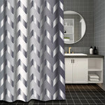 Rideau de douche de couleur gris argenté, idéal pour apporter une touche moderne et élégante à votre salle de bains. Ce rideau argenté reflète la lumière, créant une atmosphère chaleureuse et accueillante.