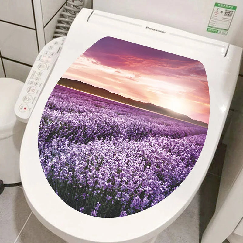 Paysage marin autocollant pour salle de bain Ombre Interieur