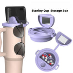 Support téléphone intégré dans la boîte de rangement Stanley