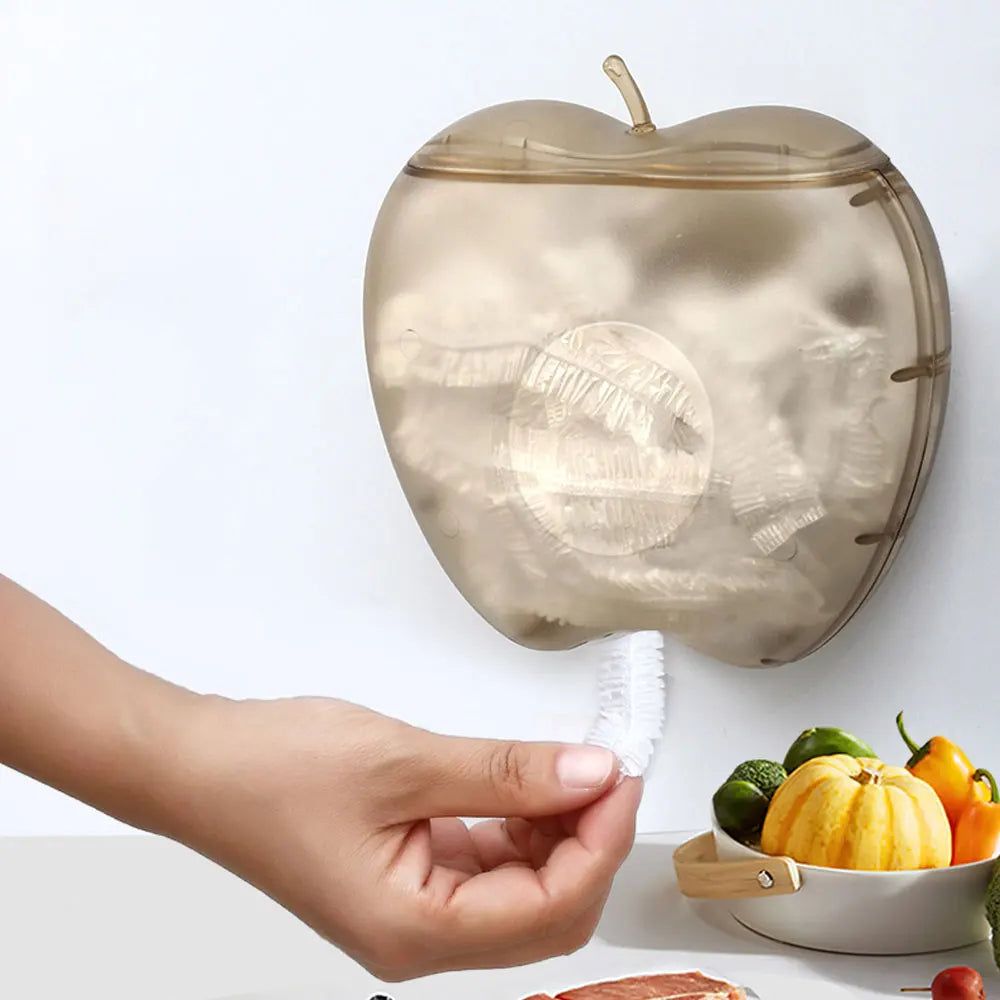 Boîte de rangement alimentaire murale transparente vert