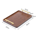 Plateau de service en bois taille S