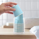 Gobelet salle de bain transparent