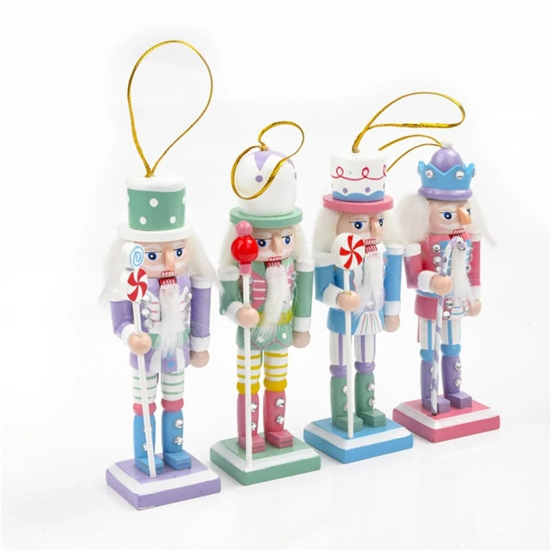 Figurine casse-noisette soldat marionnette 12.5cm vue de face