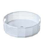 Plateau tournant blanc 2 niveaux pour cuisine