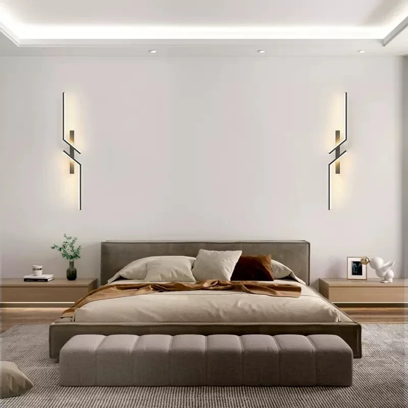 Lampe murale LED grise pour décoration intérieure