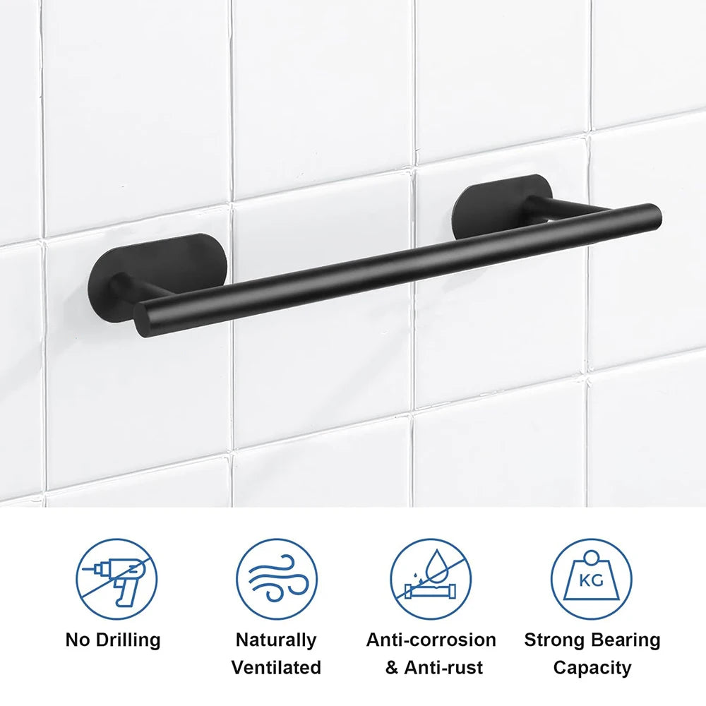 Installation facile du porte-serviette mural sans outils