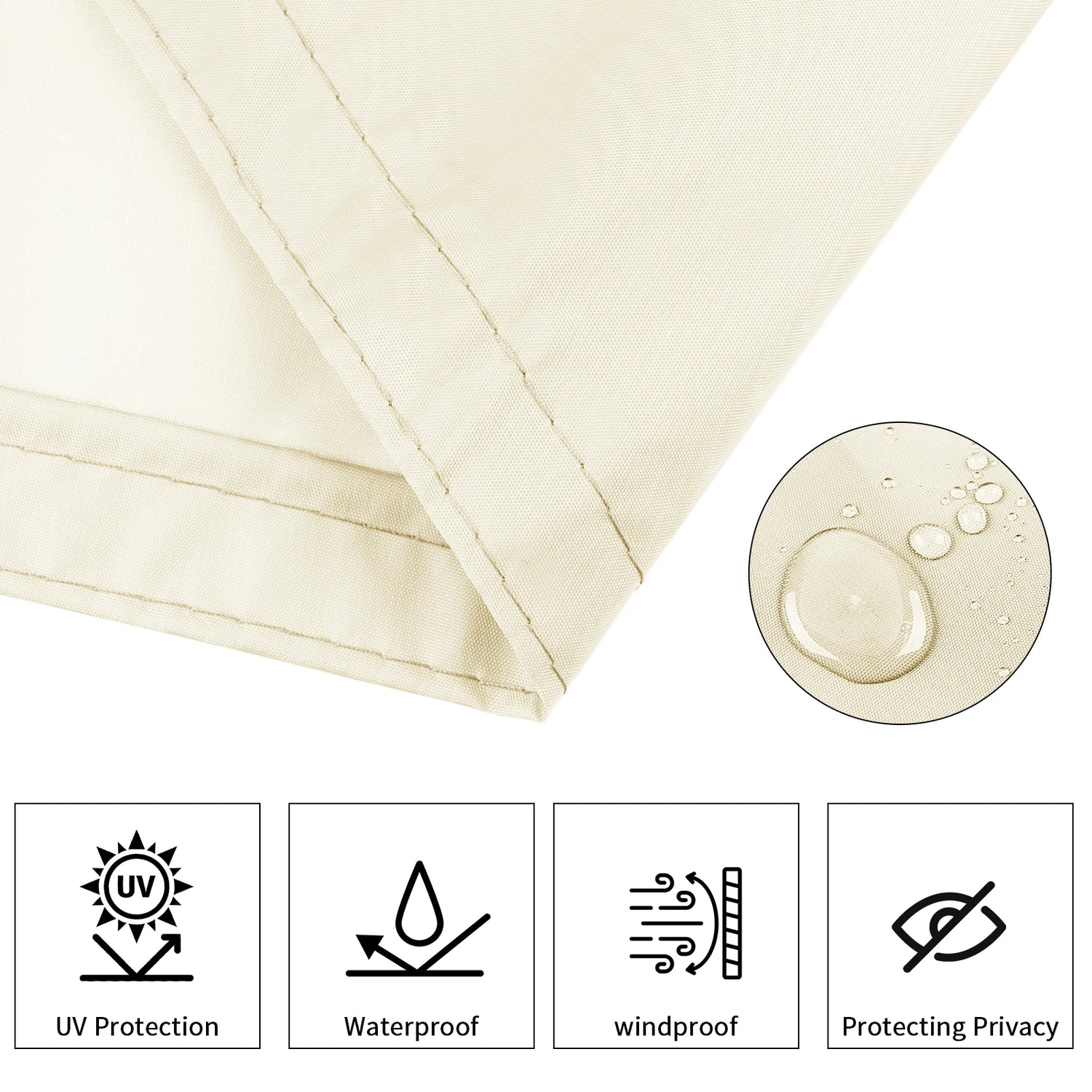 Voile d'ombrage pare-soleil pour piscine