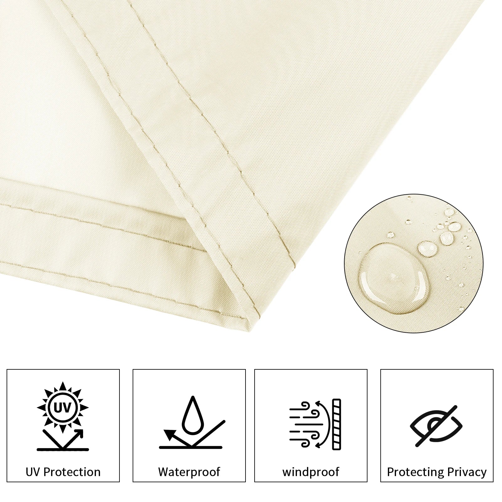 Voile d'ombrage pare-soleil pour piscine
