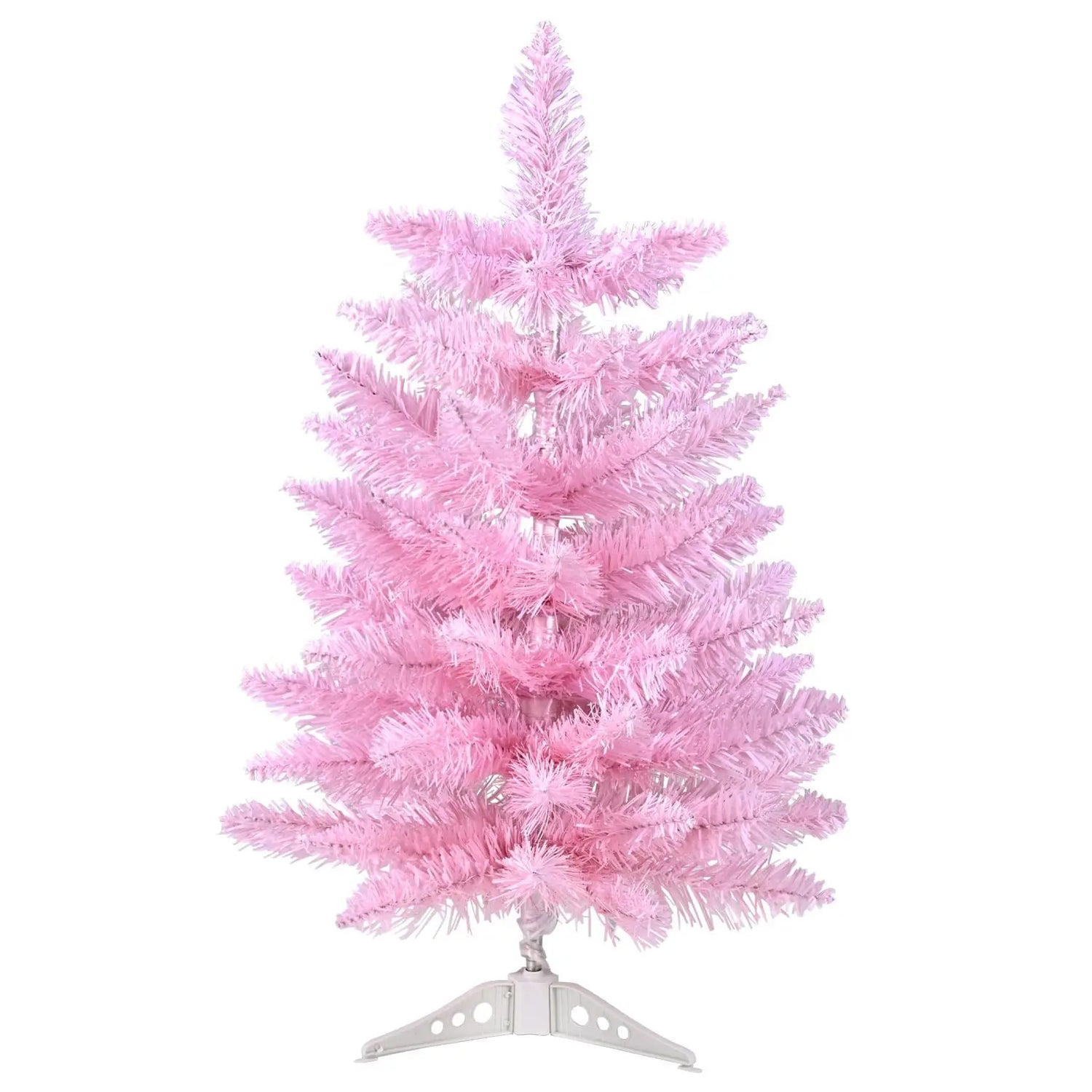 Détail de l'arbre de Noël rose rouge pour décoration intérieure