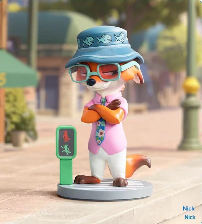 Détail figurine Zootopia Animal Crossing