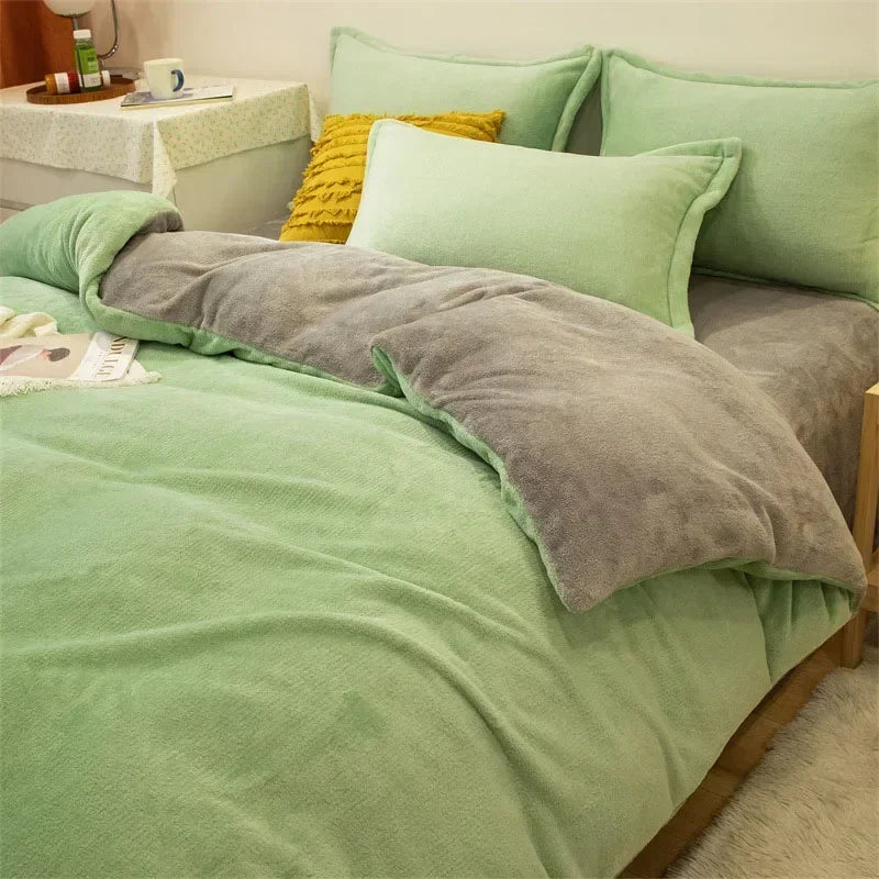 Housse de couette flanelle dans différentes couleurs disponibles