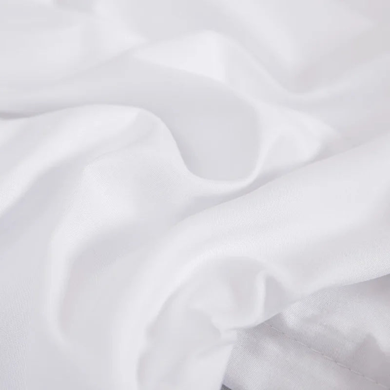 Détail du tissage de la housse de couette 1 place en polyester brossé