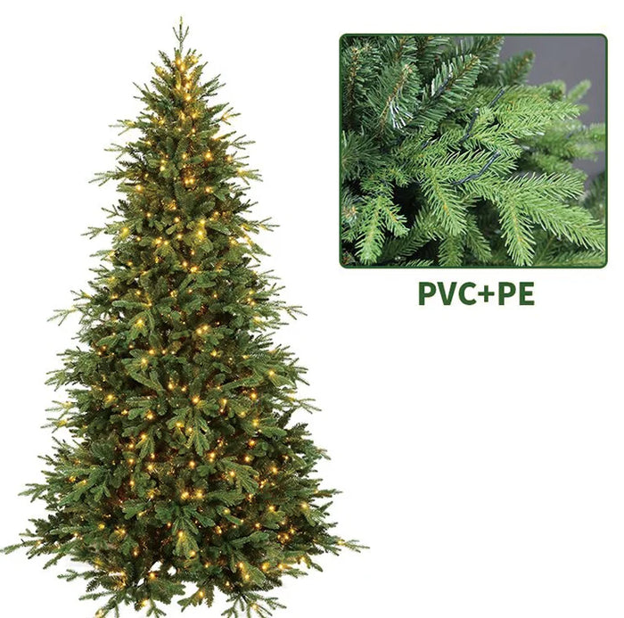Sapin de Noël haut de gamme saphir profond 2,4 m Ombre Interieur