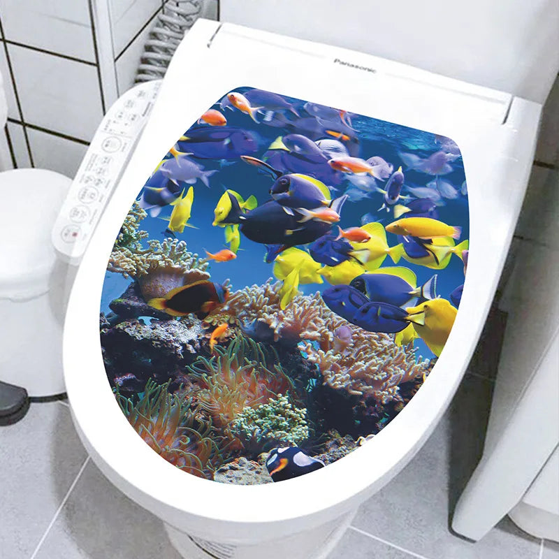 Autocollants muraux ciel étoilé pour salle de bain