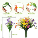 Marguerites artificielles pour jardinière extérieur