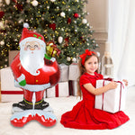 Accessoire photo de Père Noël avec pied intégré en aluminium