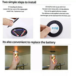 Détail du dos autocollant de la veilleuse LED