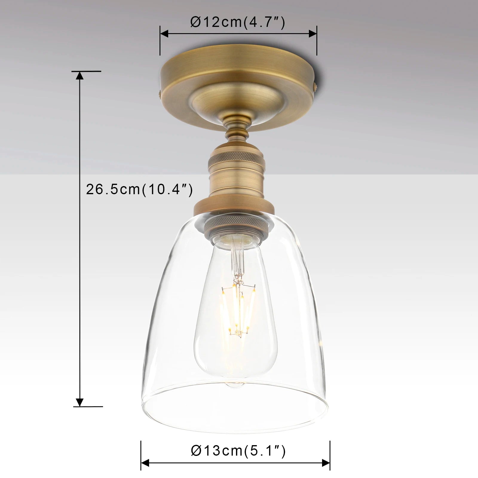 Suspension luminaire fer antique style industriel