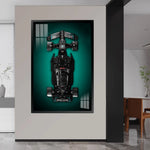 Support mural Lego 42141 vue de face