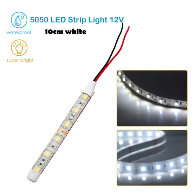Ruban LED étanche blanc chaud 30 cm