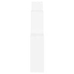 Étagère cube blanc vue de face