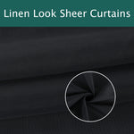 Détail du tissage en polyester du rideau transparent extérieur