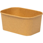 Détail du tiroir de la boîte de rangement en papier kraft