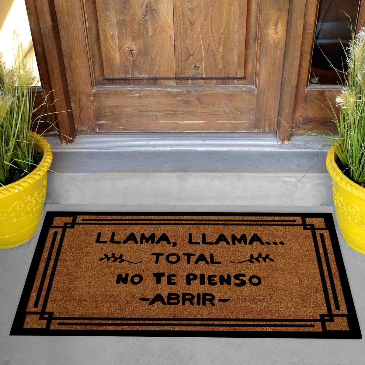 Tapis de bienvenue original LLAMA LLAMA en extérieur