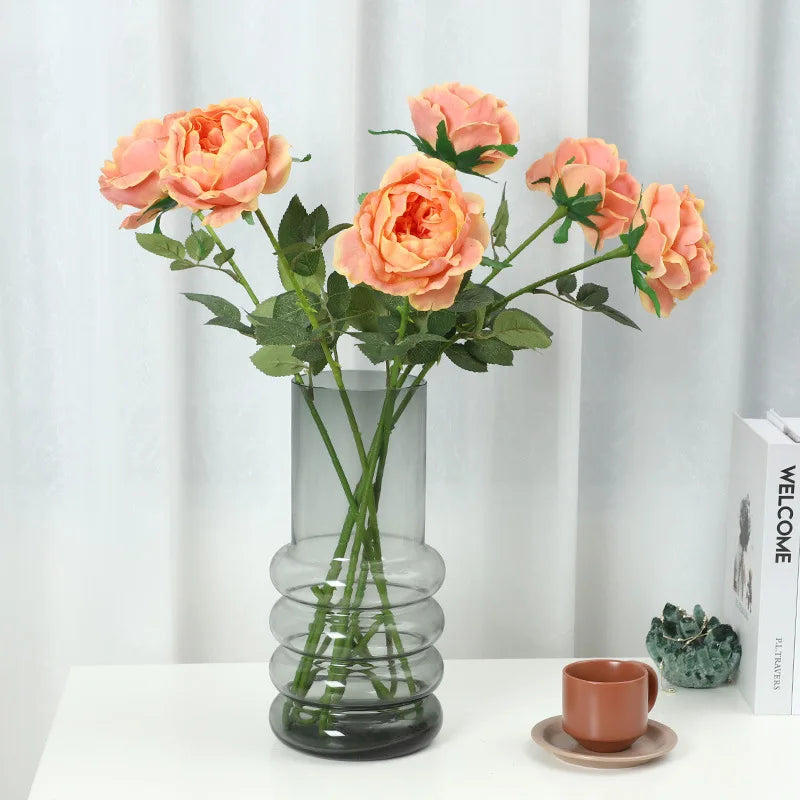 Bouquet de roses artificielles blanches pour décoration