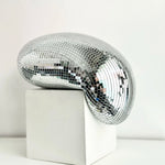 Boule disco fondue décoration intérieure moderne gris clair