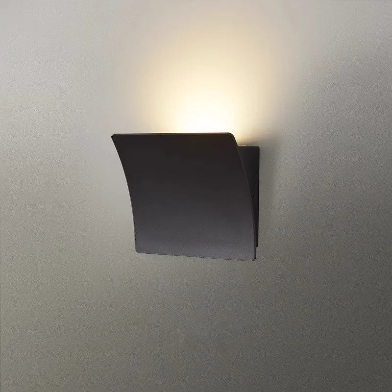 Applique murale LED design blanc chambre moderne Ombre Interieur