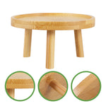 Étagère de table en bois avec jardinière décorative