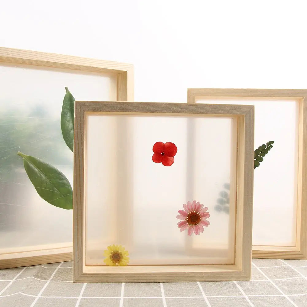 Cadre photo rectangle en bois de style rétro pour décoration d'intérieur