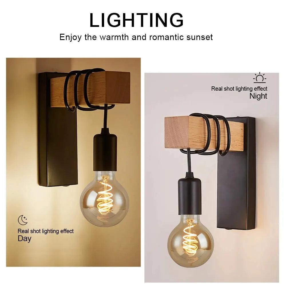 Lampe de chevet industrielle installée dans un salon moderne