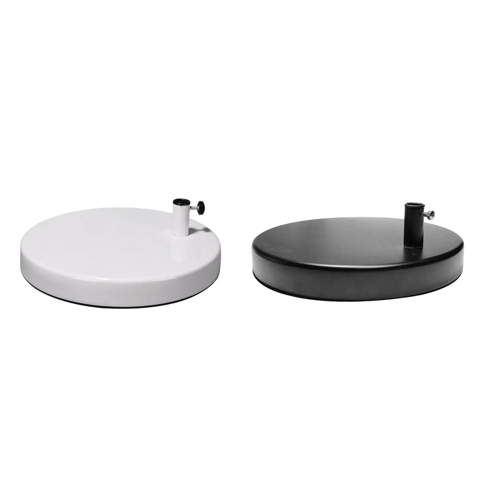 Base de lampe de bureau universelle en métal noir