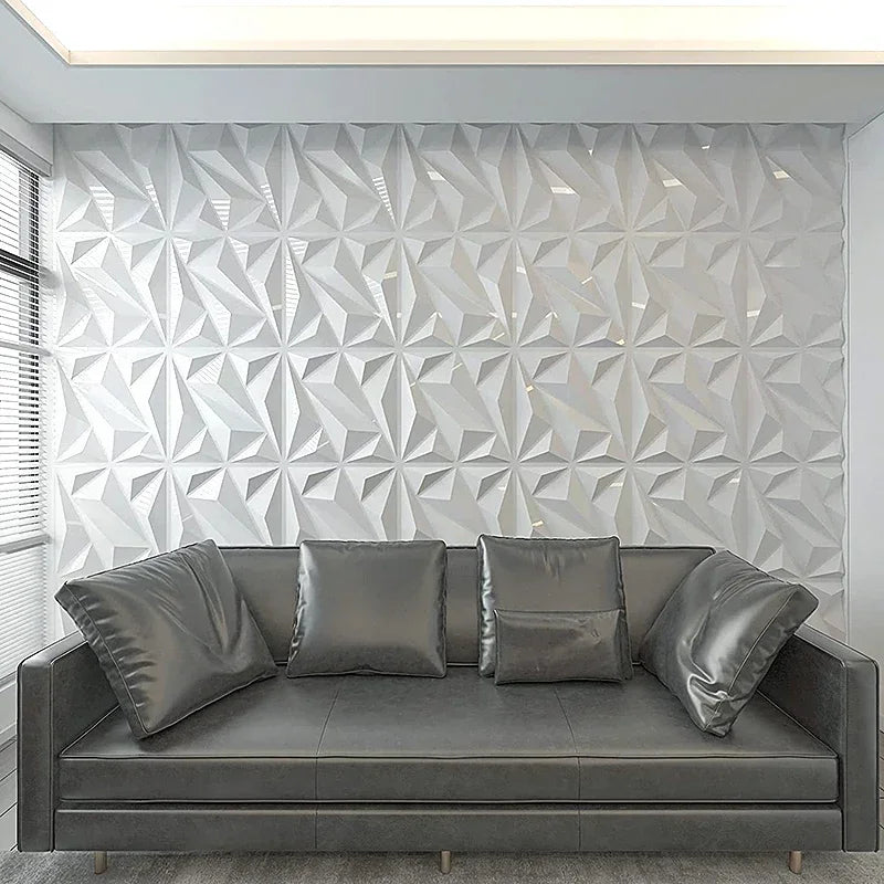 Lot de 12 panneaux muraux 3D design moderne
