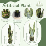 Fleur artificielle muguet en pot vert menthe